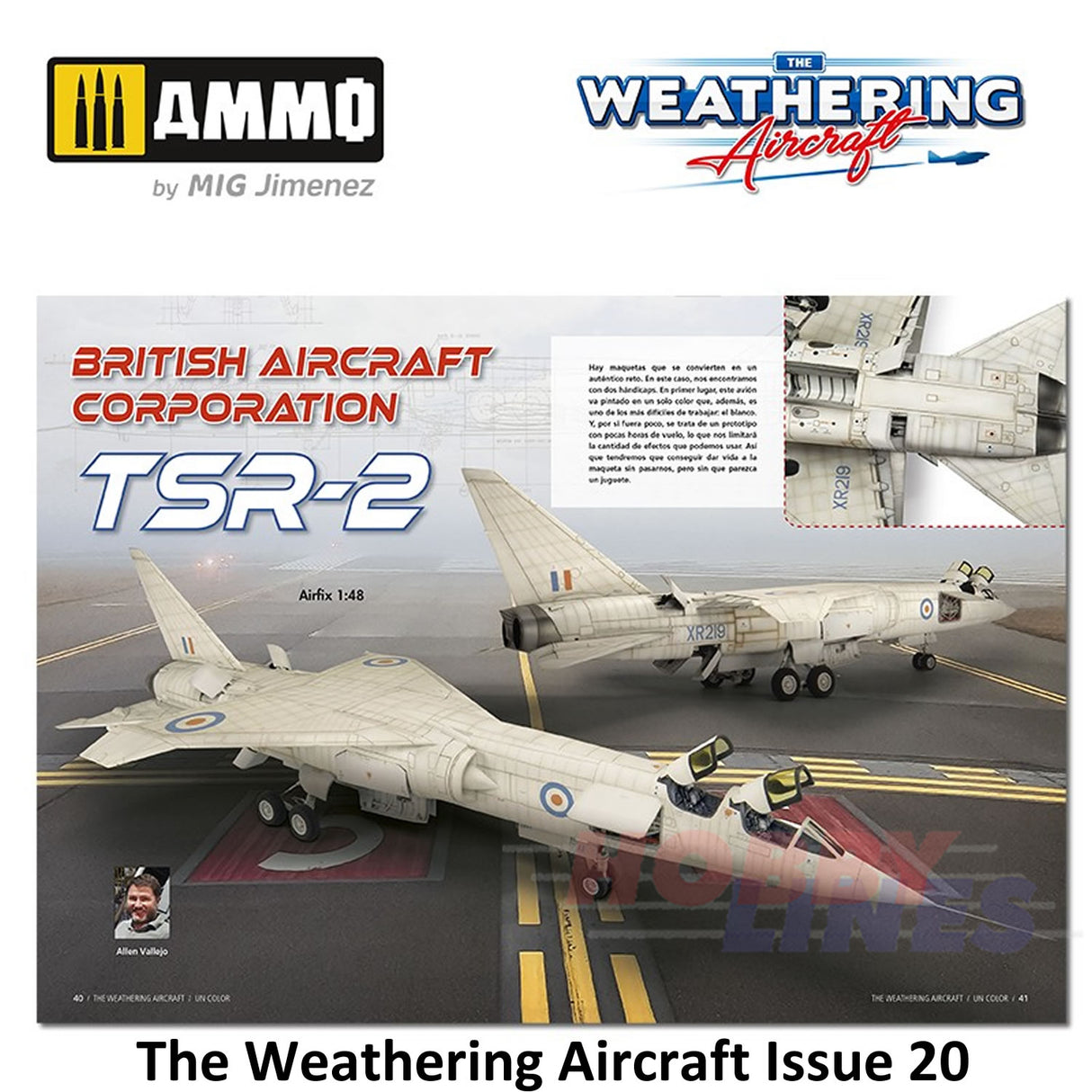 The Weathering Aircraft Issue 20 - ONE COLOUR Paperback Book Ammo Mig MIG5220
