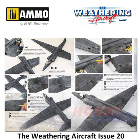The Weathering Aircraft Issue 20 - ONE COLOUR Paperback Book Ammo Mig MIG5220