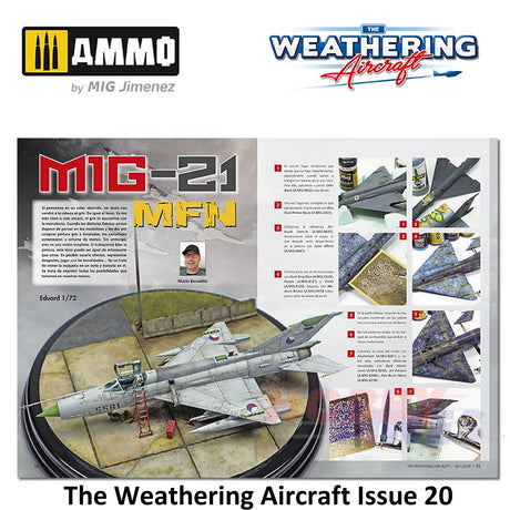 The Weathering Aircraft Issue 20 - ONE COLOUR Paperback Book Ammo Mig MIG5220