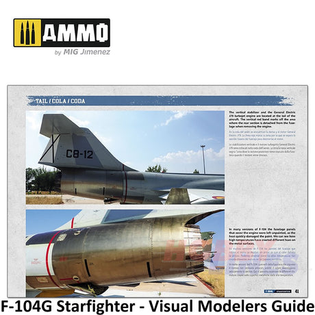 F-104G STARFIGHTER - Visual Modelers Guide Book 70 pages Ammo by Mig MIG6004