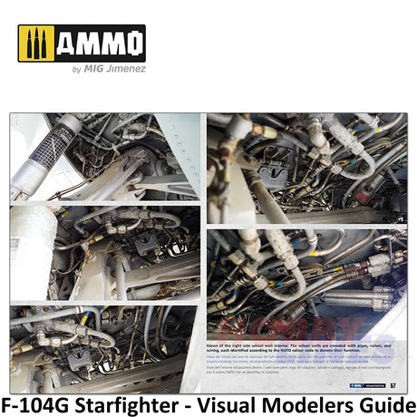 F-104G STARFIGHTER - Visual Modelers Guide Book 70 pages Ammo by Mig MIG6004