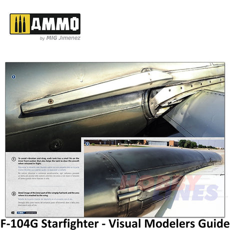 F-104G STARFIGHTER - Visual Modelers Guide Book 70 pages Ammo by Mig MIG6004