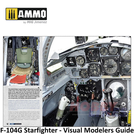 F-104G STARFIGHTER - Visual Modelers Guide Book 70 pages Ammo by Mig MIG6004