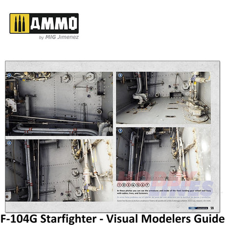 F-104G STARFIGHTER - Visual Modelers Guide Book 70 pages Ammo by Mig MIG6004