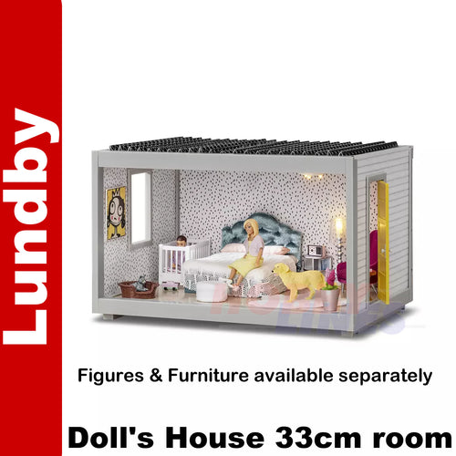 ROOM 33cm modular unit versatile Dolls House 1:18th scale LUNDBY Sweden