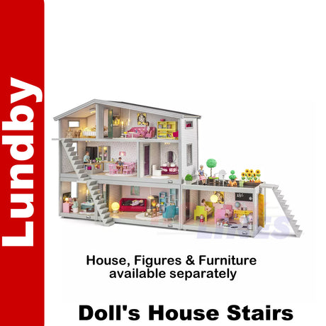 STAIRS fixtures & fittings stair case Doll's House 1:18th scale LUNDBY Sweden