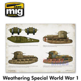 Weathering Special WORLD WAR 1 Paperback Book The Great War Ammo by Mig MIG6011