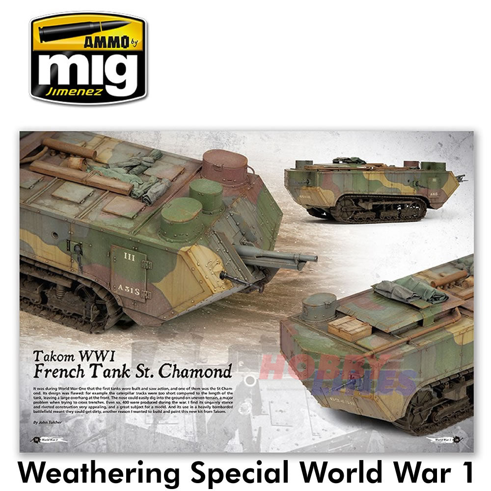 Weathering Special WORLD WAR 1 Paperback Book The Great War Ammo by Mig MIG6011