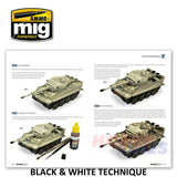 BLACK & WHITE TECHNIQUE 100 pages Jose Luis Lopez Ammo Mig MIG6016