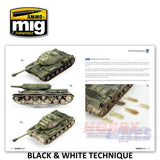 BLACK & WHITE TECHNIQUE 100 pages Jose Luis Lopez Ammo Mig MIG6016