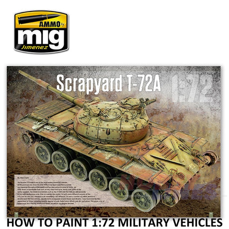 TWS - HOW TO PAINT 1:72 MILITARY VEHICLES 120 pages Ammo Mig MIG6019