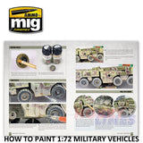 TWS - HOW TO PAINT 1:72 MILITARY VEHICLES 120 pages Ammo Mig MIG6019