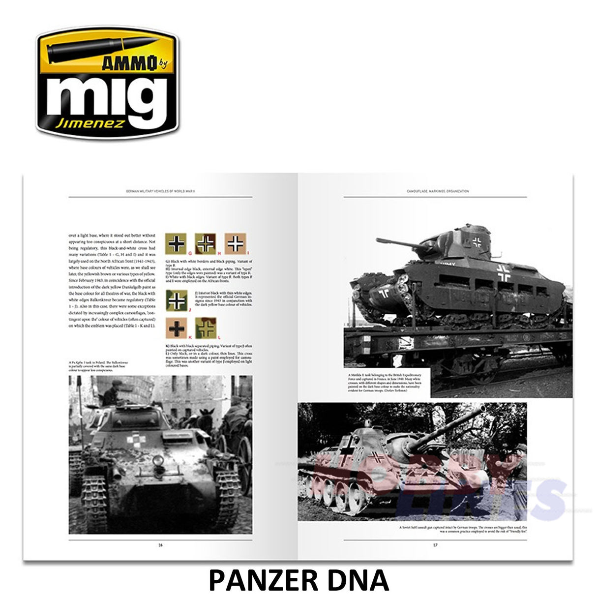 TIGERS - Modelling the Ryefield Family  WWII English Book Ammo by Mig MIG6273