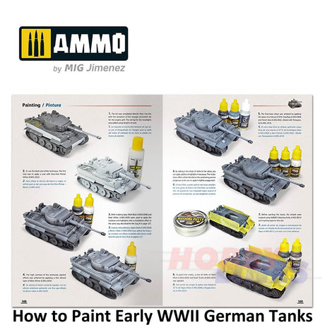 How to Paint EARLY WWII GERMAN TANKS 1936 - FEB 1943 Book Ammo by Mig MIG6037