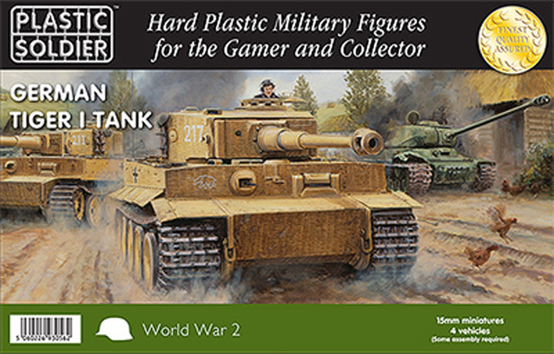 Plastic Soldier 15mm WW2V15017 German TIGER I Tank