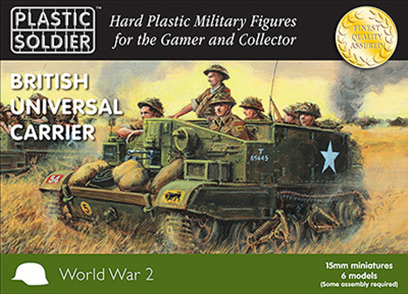 Plastic Soldier 15mm WW2V15032 British UNIVERSAL CARRIER WW2