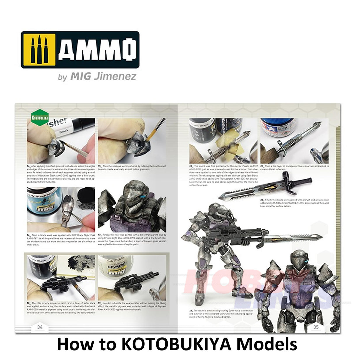 How to KOTOBUKIYA Models Japanese Fantasy & Science Fiction Ammo by Mig MIG6113