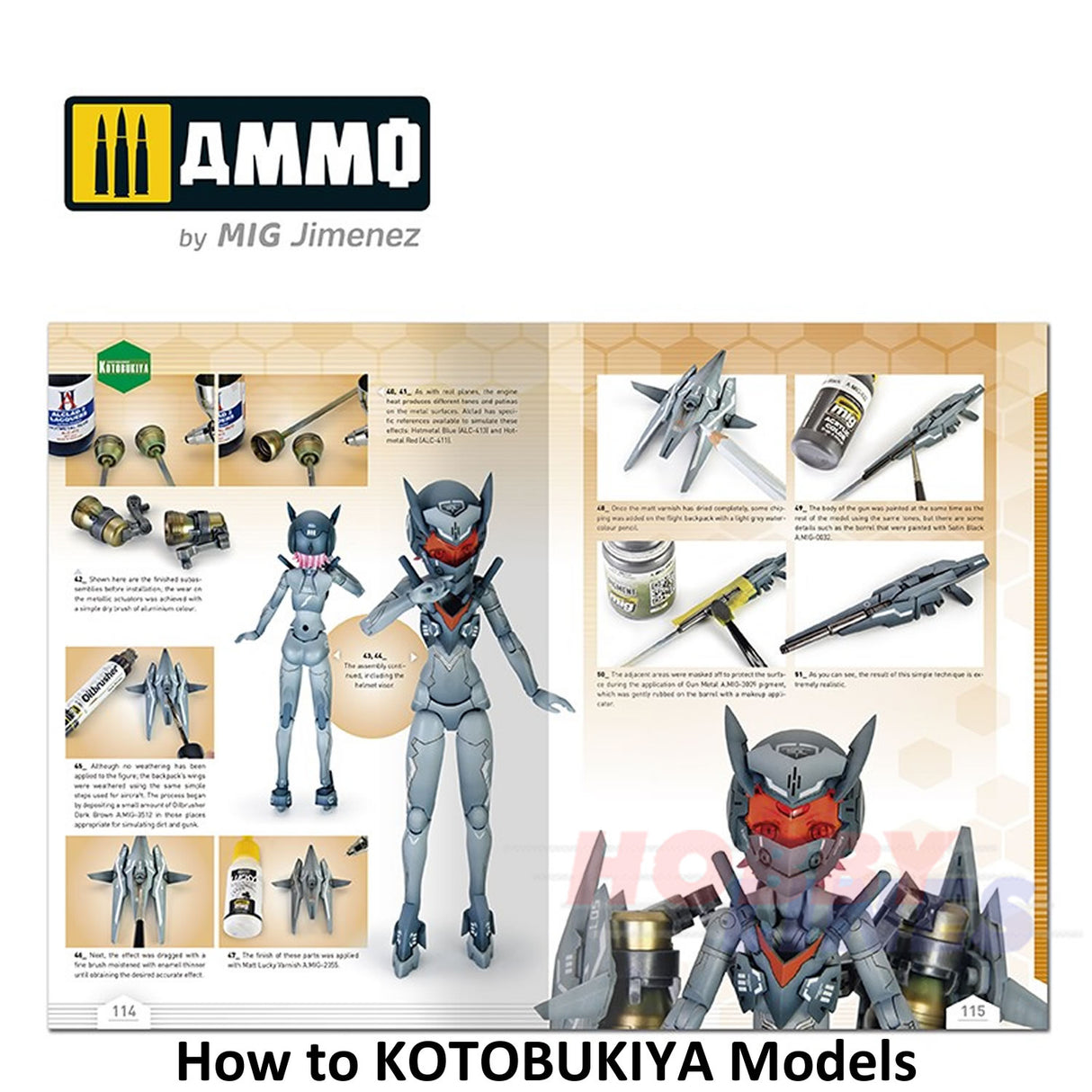 How to KOTOBUKIYA Models Japanese Fantasy & Science Fiction Ammo by Mig MIG6113
