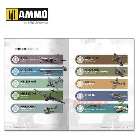 Propeller Planes 1:144 Vol. 1 Book Visual Modellers Guide Ammo by Mig MIG6144