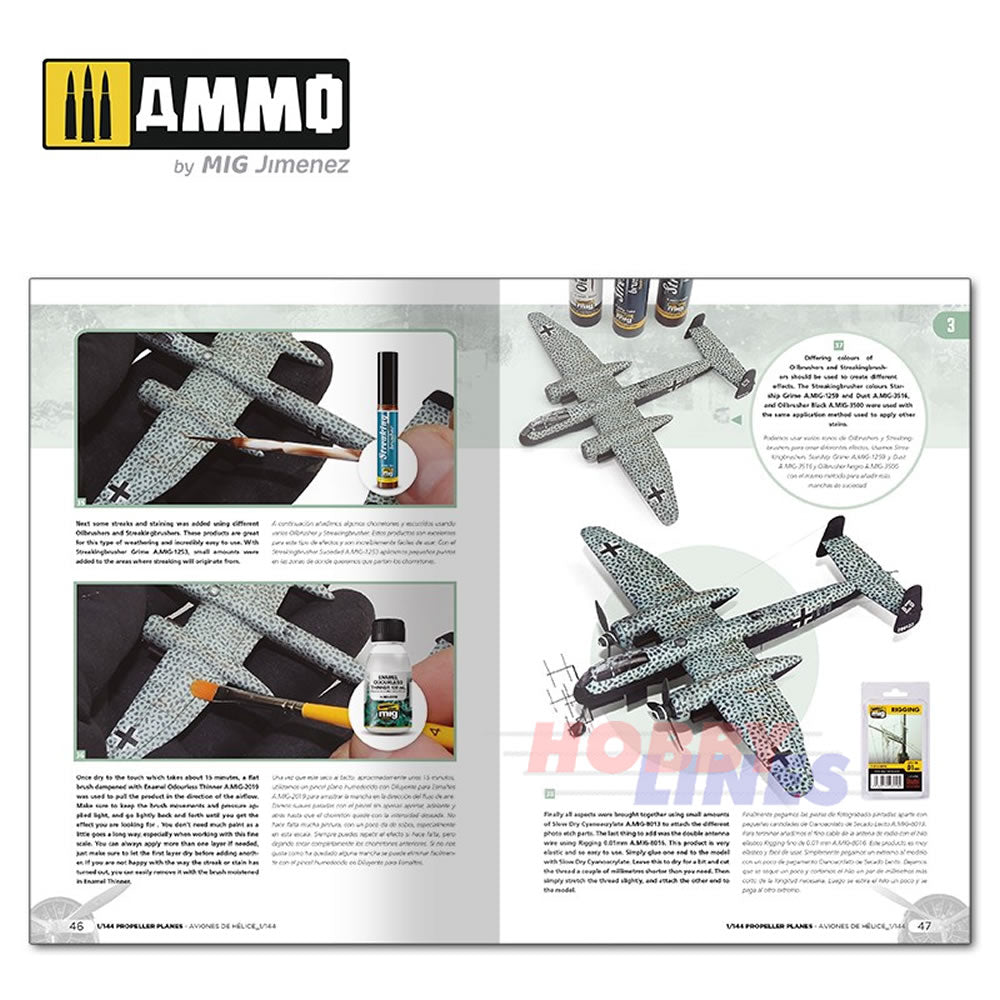 Propeller Planes 1:144 Vol. 1 Book Visual Modellers Guide Ammo by Mig MIG6144
