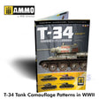 T-34 COLOURS Tank Camouflage Patterns WWII Multilingual Book Ammo by Mig MIG6145