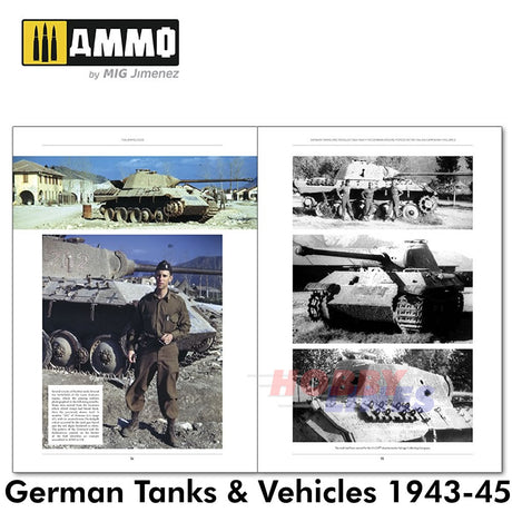 ITALIENFELDZUG German Tanks & Vehicles 1943-1945 Vol. 2 Book Ammo by Mig MIG6263