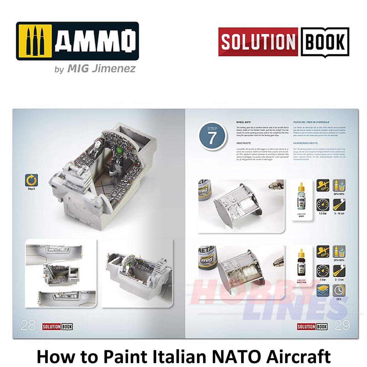HOW TO PAINT Itaian NATO Aircraft SOLUTION BOOK Ammo by Mig MIG6525
