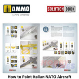 HOW TO PAINT Itaian NATO Aircraft SOLUTION BOOK Ammo by Mig MIG6525