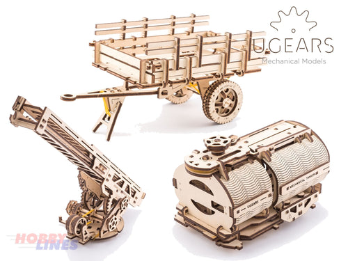Truck UGM-11 Set of ADDITIONS Wooden Construction 3D Puzzle kit uGears 70018