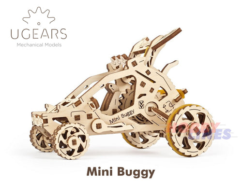 MINI BUGGY Wood Mechanical Construction Puzzle Dune Car 3D kit uGears 70142