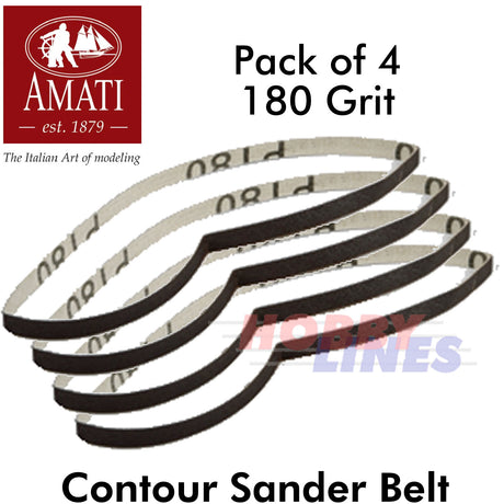 CONTOUR SANDER Detail Abrasive Tool / refill pack 4 180 & 320 grit AMATI 7393