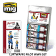 LUFTWAFFE WWII PILOT SET Paint Set AMMO By Mig Jimenez Mig7025