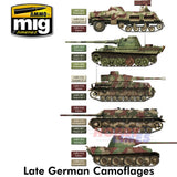 LATE WAR GERMAN COLOURS ACRYLIC Paint Set AMMO By Mig Jimenez  MIG7101