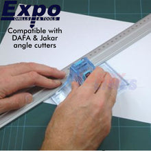 Load image into Gallery viewer, 600mm CUTTING RULE Anti Slip compatible with most Angle cutters Expo 71241
