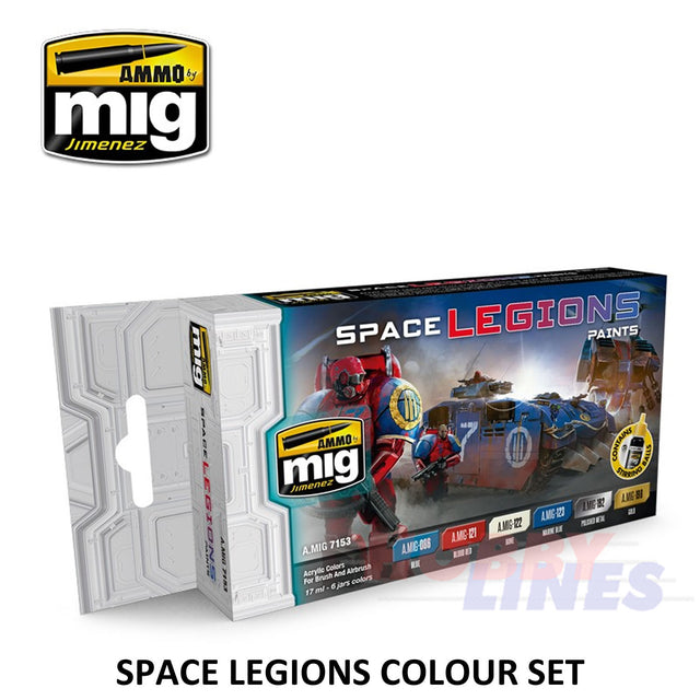 SPACE LEGIONS Colour Set Paint Modelling AMMO By Mig Jimenez Mig7153