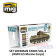 SHERMAN TANKS VOL 3 ACRYLIC PAINT SET Modelling AMMO By Mig Jimenez Mig7171
