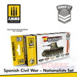 Spanish Civil War Nationalists Set Acrylic 6 jars 17ml AMMO Mig Jimenez Mig7183