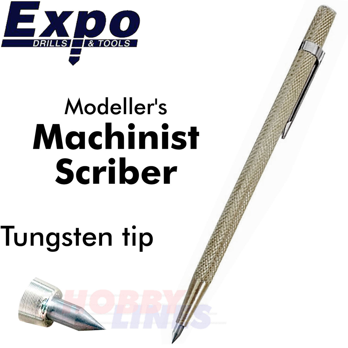 MACHINIST'S SCRIBE Tungsten tip engineers Glass Ceramics Metal Expo Tools 72074