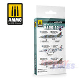 AV-8A US MARINES -Gr.1/3 HARRIER UK RAF 6 Jar Paint Set AMMO Mig Jimenez MIG7246