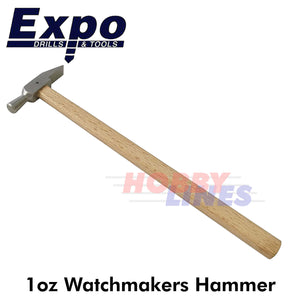 1oz Watchamkers Hammer 28g Length 200mm Jewelery Mini Toffee Expo Tools 73012