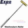 Hammer Mallet Nylon Brass head Jewelery Watchmaker Length 240mm Expo Tools 73018