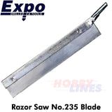 Razor Saw No.235 blade 5" long x 1" depth 42 teeth per inch Expo Tools 73546