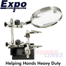 Load image into Gallery viewer, HELPING HANDS with Magnifier Heavy Duty Expo Tools 73861

