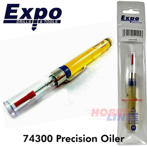 PRECISION OILER 75ml fine grade oil Gears Bearings Plastics Expo Tools 74300