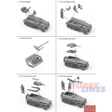 Load image into Gallery viewer, SDKFZ 250 &#39;NEU&#39; HALFTRACK German WWII 1:72 Scale Plastic Soldier PSC WW2V20035
