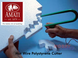 Hot Wire CUTTER POLYSTYRENE FOAM tool / replacemnt wire  / battery AMATI 801