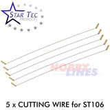 QUICK CHANGE WIRES pk 5 for Hot Wire Foam & Polystyrene Cutter StarTec ST106