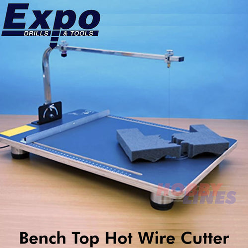 Hot Wire Foam & Polystyrene Bench Top Professional Cutter Expo Tools 74366