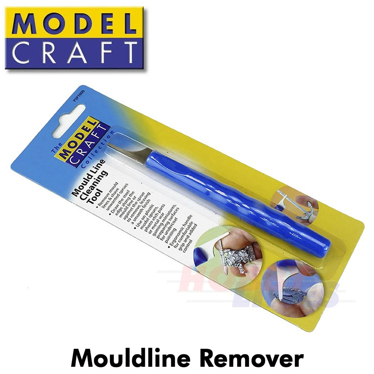 MOULDLINE REMOVER Shave Sprues kit mould trimming tool Model Craft 74600