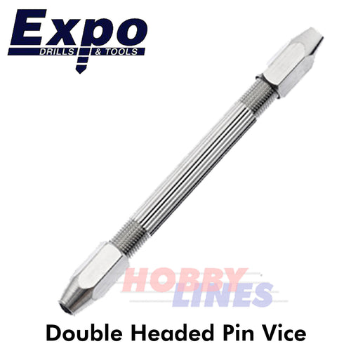 PIN VICE Double ended with reversible collets 0-3mm High Qulity Expo Tools 75012